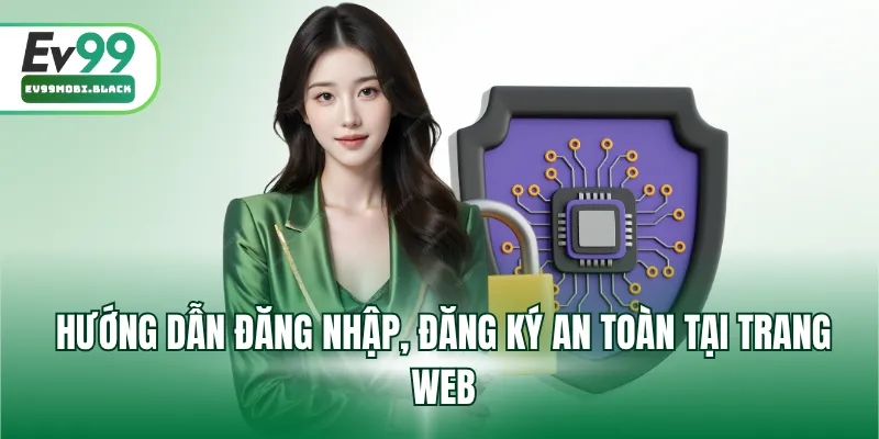 Hướng dẫn đăng nhập, đăng ký an toàn tại trang web