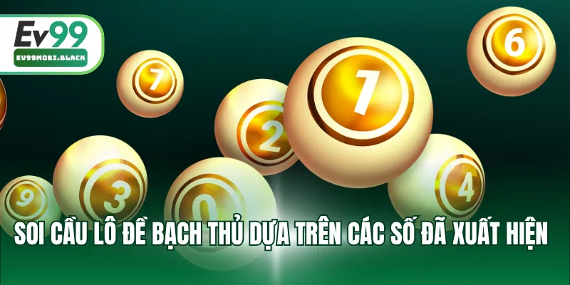 Soi cầu lô đề bạch thủ dựa trên các số đã xuất hiện